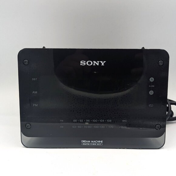 Sony Radio Alarm Clock Dream Machine ICF-C414 Large Display - Picture 1 of 5